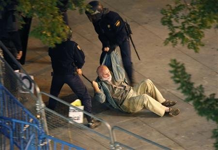 espana represiones 2012